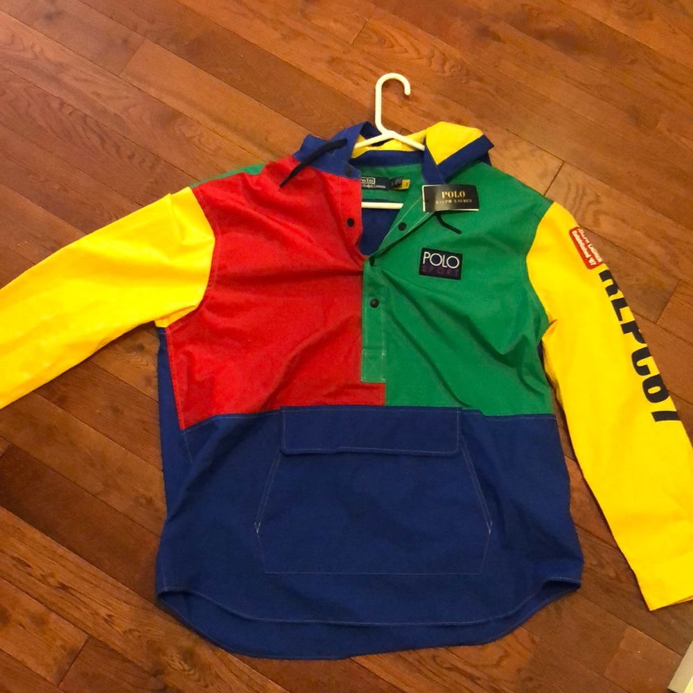 Polo Saranac lake multicolor windbreaker